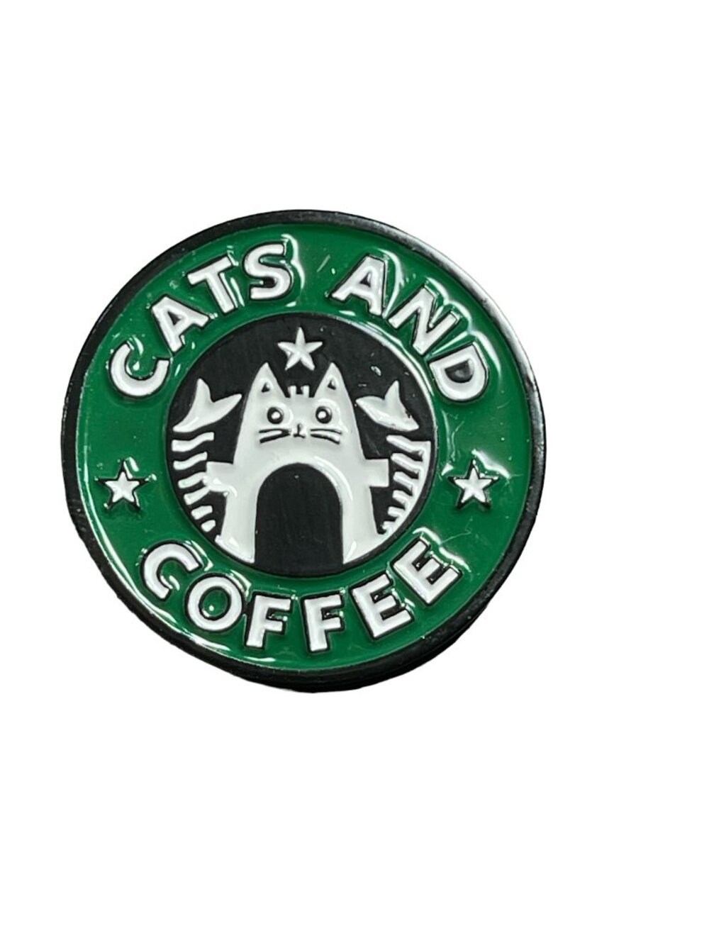 Cats Coffee Lapel Pin Drink Kitten Brooch Badge Accessories Jewelry Gift Pin